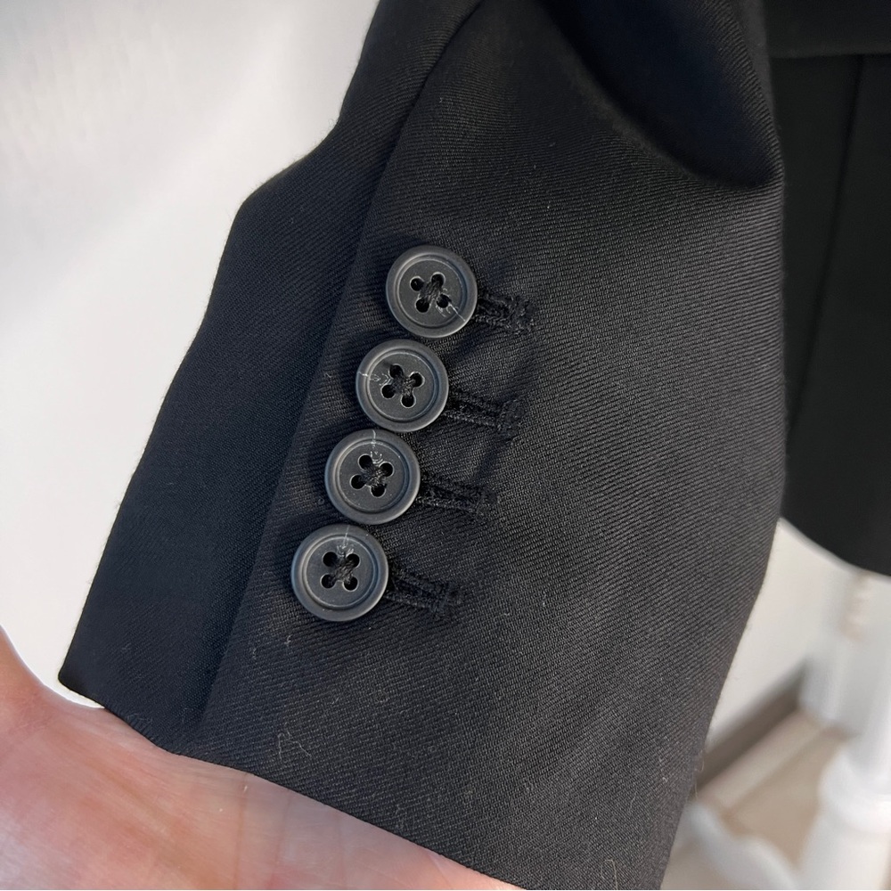 J. Crew 1035 Super 120's Wool Black Blazer Jacket - Picture 6 of 15
